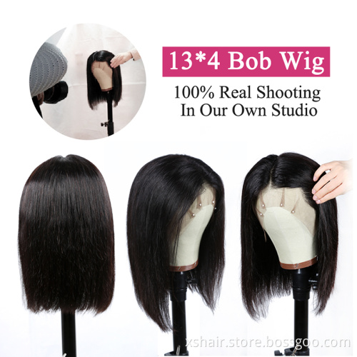 Genuine Mink Closure Baby Frontal Water Wave 613 Wig Human Hair Straight Lace Front Brazilian